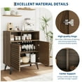 thumbnail image 4 of Fluted Storage Cabinet with Adjustable Shelves, Modern Sideboard for Living Room, Kitchen, Entryway, 4 of 6
