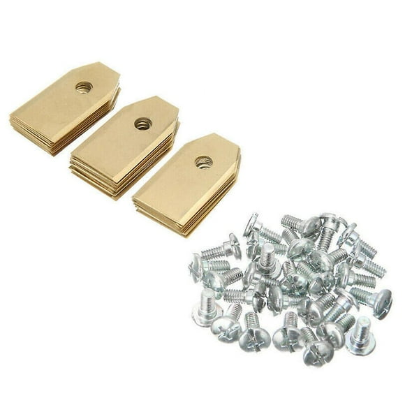 30x Titanium Steel Blades Screws Set Compatible With Husqvarna Automower Gardena Lawn Mower