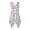 Abstract Brushstroke US Flag, variant on Side Pockets Summer Dresses, Blue Pineapple Sleeveless Dress Polyester Anti Wrinkle Asymmetric Hem Midi Dress Round Neck