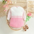 thumbnail image 4 of Posijego Baby Girls Rompers Clothes Fall Winter Outfit Ruffle Long Sleeve Knitted Jumpsuits 0-24 Months, 4 of 7