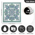 thumbnail image 3 of IAUYY Magnetic decorative sticker - 23x26 Inch PVC Refrigerator Decorative Cover, Removable DIY Art for Kitchen Appliances Handkerchief with Gray Pattern, 3 of 6