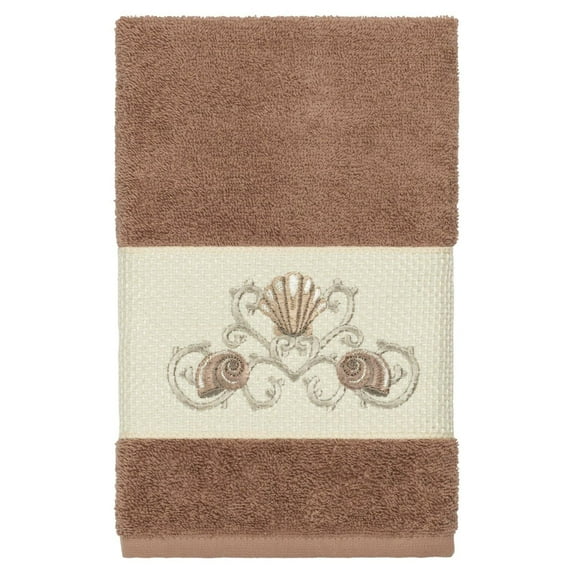 Linum Home Textiles Bella Embellished Turkish Cotton Hand Towel