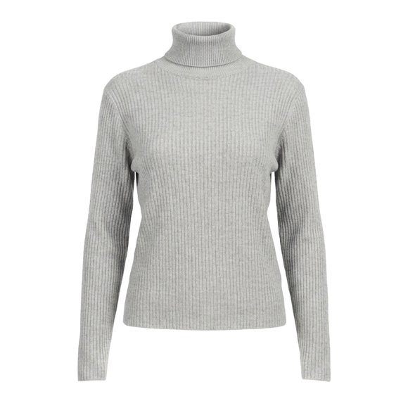Sudadera Quarry para Dama, Cuello Alto Gris Talla MED