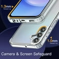 thumbnail image 6 of JETech 3 in 1 Case for Samsung Galaxy A15 5G / 4G 6.5-Inch, with 2-Pack Screen Protector, Tempered Glass Film, Shockproof Bumper Phone Protective Cover Clear Back (Clear), 6 of 6