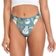 thumbnail image 1 of Fotbe Snowflake Scarf Snowman Tanga Sin Costuras para Mujer con Estampado – Panties Invisibles, Transpirables y Cómodos para Uso Diario-3X-Large, 1 of 6