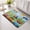 Green, variant on Cartoon Transportation Non Slip Bathroom Mat, Helicopter Car Train Truck Sun Absorbent Bath Mat Rubber Backed Quick Dry Doormat Fit Under Door for Bathtub Shower Sink Kitchen 24"x36"