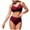 Purples, variant on Women High Waisted Bathing Suit - Ruched Front Bikini Sets Standard Straps Padded Bras Two Piece Swimsuits Beach Vacation