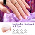 thumbnail image 2 of Gel Press On Nails Beetles Ombre Pink, 224 unidades con imprimador, 2 of 8
