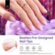 thumbnail image 2 of Gel Press On Nails Beetles Ombre Pink, 224 unidades con imprimador, 2 of 8