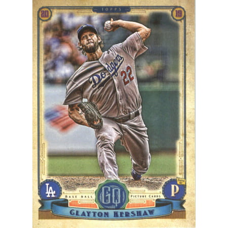 2019 Topps Gypsy Queen #171 Clayton Kershaw Los Angeles Dodgers Baseball (Best Farm Systems In Baseball 2019)