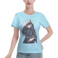 thumbnail image 1 of T-Shirt Basique à Manches Courtes pour Femmes Demon Slayer : Shitou Wuichiro, 1 of 6