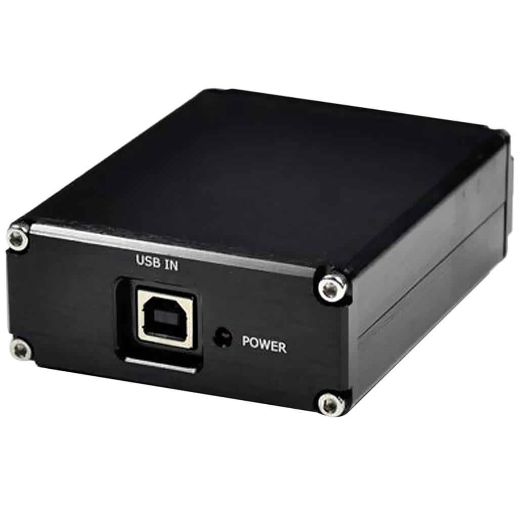 LeeQinersw Black USB DAC External Sound Card Audio Amplifier HiFi Headphone Microphone