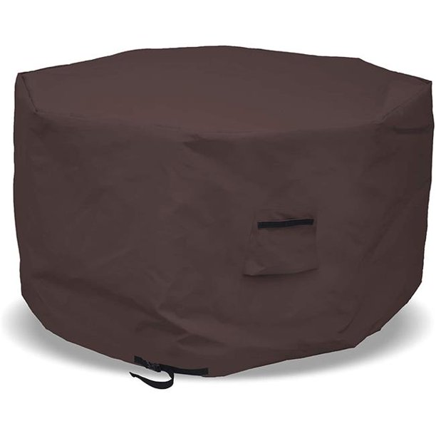 Covers & All OFMCoffee02 12 oz Waterproof Octagon Fire Pit Cover