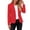 Red, variant on Otntypg Women's Blazer Business Casual Lightweight Suit - Long Sleeve Slim Fit Single Breaster One Button Work Office Jacket with Pockets