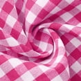 thumbnail image 7 of SYMOID Hot Pink Gingham Capri Pants for Women 100% Cotton Elastic Waist with Pockets and Drawstring Casual Summer Lounge Pants S-XXXL,Size M, 7 of 7
