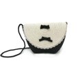 thumbnail image 1 of Big Girls Straw Crossbody Weave Purse Women Medium Size Cute Bow Handbags Kids Little Princess Black Novelty Shoulder Drawstring Bag, 1 of 4