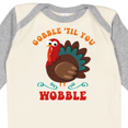thumbnail image 4 of Inktastic Gobble Wobble Turkey Boys or Girls Long Sleeve Baby Bodysuit, 4 of 5