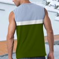 thumbnail image 4 of Ierhent Tank Tops Men Gym Men's Stretch Cool Dry Muscle Tank Tops Crewneck Sleeveless Workout Shirts(Army Green,XXL), 4 of 6