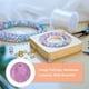 thumbnail image 5 of Paquete de 50 cuentas de silicona redondas moradas de 9 mm para manualidades/ pulseras/ collares, 5 of 7