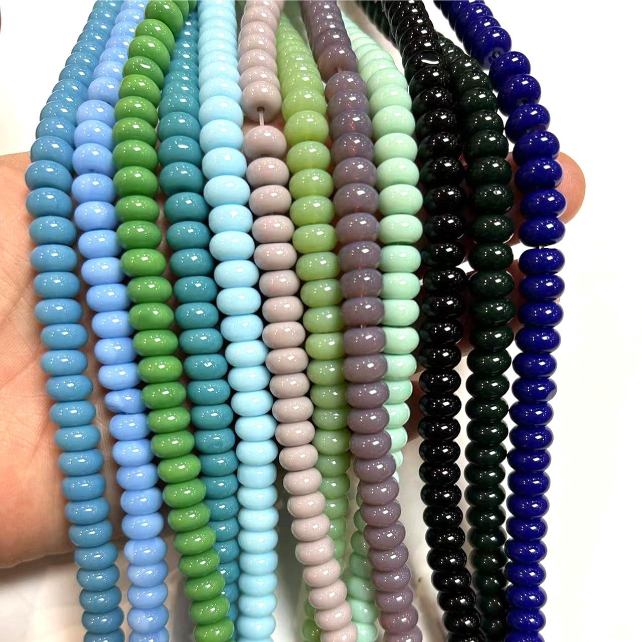1200Pcs DIY Perforated Beads Stringing Accessories Full of Meaning