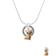thumbnail image 2 of Delight Jewelry Resin Siamese Cat Silvertone Grandmother Ring Charm Necklace, 18", 2 of 4