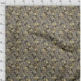 thumbnail image 4 of oneOone Georgette Viscose Yellow Fabric Floral Craft Projects Decor Fabric Printed By The Yard 42 Inch Wide, 4 of 5