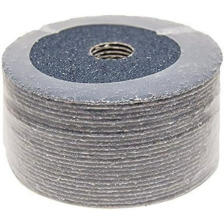 

Benchmark Abrasives 4-1/2 Zirconia Resin Fiber Sanding Discs for Grinding Blending Finishing and Polishing 7/8 Arbor Stock Removal Angle Grinder Discs (25 Pack) - 50 Grit