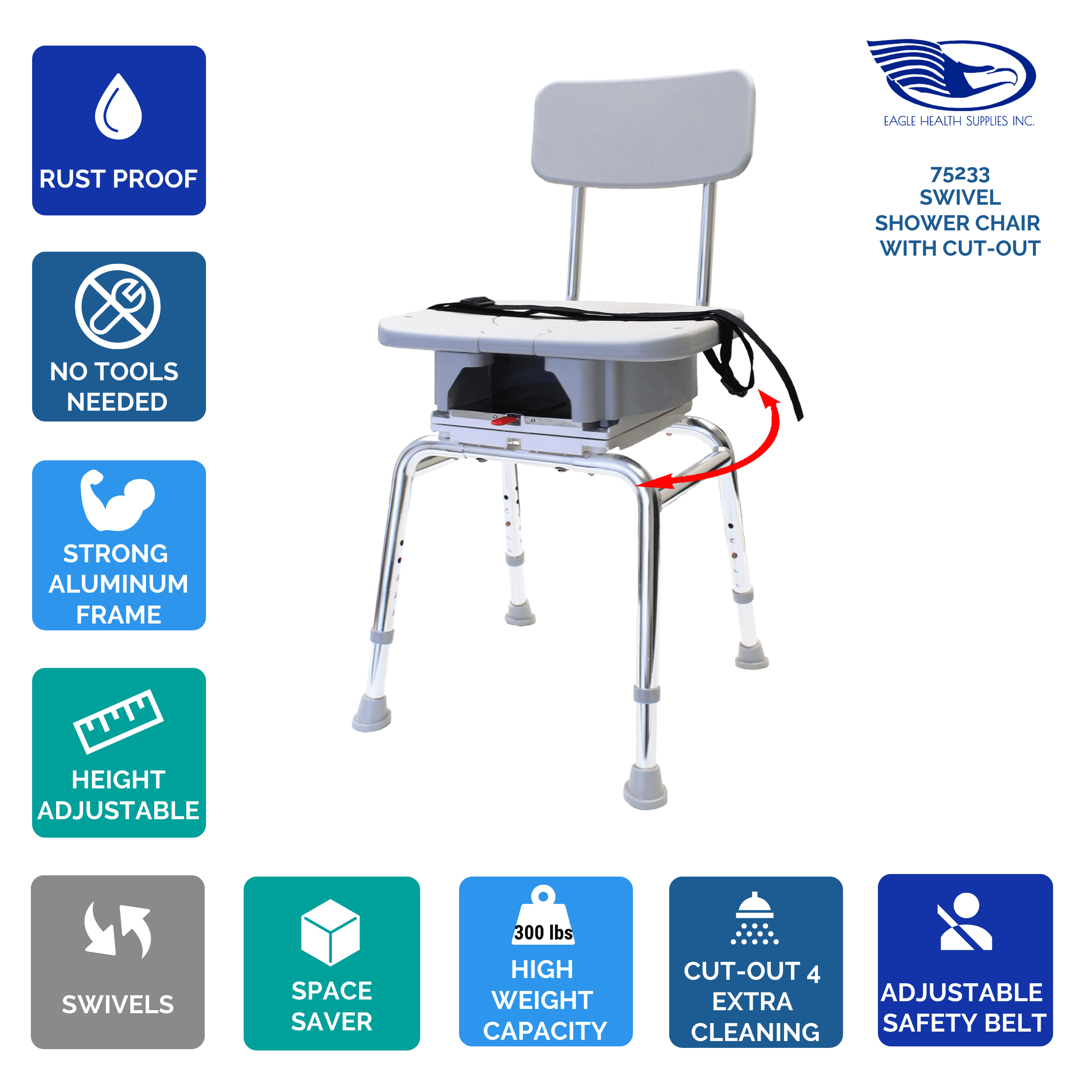 swivel shower chair walmart