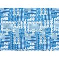 thumbnail image 2 of Zelouf Zs1807Qq-1 Ity With Puff  , Sewing, DIY, Crafts Fabric by the Yard, 447 Blue/green, 5 Yard, 2 of 2