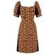 thumbnail image 5 of Patrón de pasta en vestido de manga corta granate vestidos de ceremonia vestidos de mujer verano 2025, 5 of 6