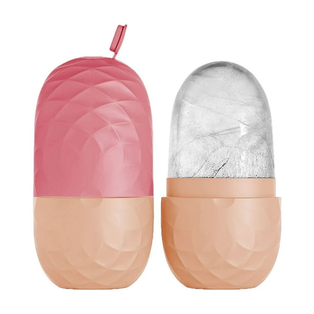Moldes de hielo de silicona para masajes reutilizables, rodillos de hielo faciales, rodillos de hielo para rostro y ojos, herramientas de cuidado facial con rodillos de hielo.
