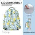 thumbnail image 5 of Cute Small Backpack for School, Lightweight Bright Lemon Inspired School Bag for Daily Use, Compact Travel Backpack, Stylish Modern Floral Backpacks for School and Commute, 5 of 6