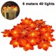 thumbnail image 1 of Luces de cadena Luz de hoja de arce Centelleo Decoraciones de iluminación colgantes para interior Jardín al aire libre Halloween Acción de gracias Fiesta de Navidad Decoración Color degradado Adepaton 2034465-1, 1 of 9