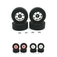 thumbnail image 2 of maskred Durable Wheel Rims Tyre For 1/12 MN MN128 OFF-Road RC Car Accessories RC Hop-ups Black, 2 of 6