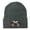 Grey, variant on Glasses New Years Embroidered Beanie - Olive OSFM