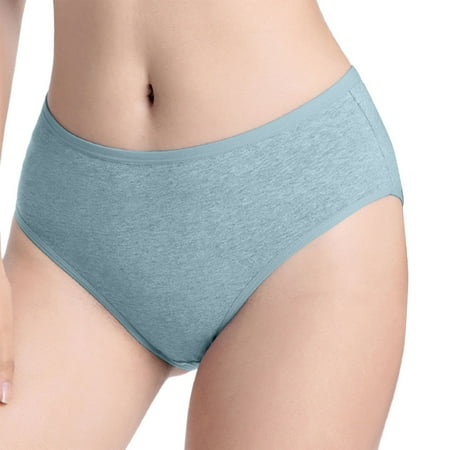 

Akiihool Underwear for Women Women s Blissful Benefits Dig-Free Comfort Waistband Microfiber (Blue XXL)