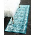 thumbnail image 1 of Unique Loom 3134640 3 ft. x 9 ft. 10 in. Imperial Bosphorus Runner Rug, Turquoise, 1 of 2