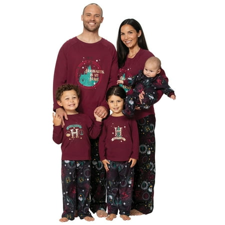 

AMILIEe Family Christmas Pajamas Set for Parent-Child Long Sleeve Nightwear Sleepsuit Loungewear