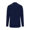 thumbnail image 5 of Womens Knitted Cardigan Front Open Solid Color Sweater Jackets Lightweight Comfy Casual Outwear With Pockets (XXL, Dark Blue), 5 of 6