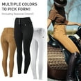 thumbnail image 3 of HORZE Women's Tara Full Seat Silicone Grip Breeches | Stretchable, High Waist with 4 Pockets, 3 of 10