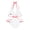 Neon Pink, variant on Bless America Strappy Bikini Set (AOP)