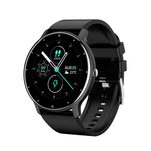 Reloj inteligente táctil de pantalla completa de 1,28 pulgadas Presión arterial Oxígeno sanguíneo
