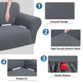 thumbnail image 4 of REGALWOVEN Stretch Sofa Slipcover with Elastic Bottom, 1-Piece Sofa Cover for Couch Dark Gray Medium, 4 of 8