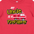 thumbnail image 4 of Inktastic My Uncle is a Firefighter with Fire Truck Boys or Girls Baby T-Shirt, 4 of 5
