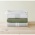 thumbnail image 4 of Better Homes & Gardens 4 Piece Cotton Waffle Kitchen Towel Set, Green, 4 of 6