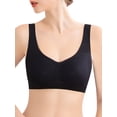 thumbnail image 1 of Sujetador suave para mujer, fino, acolchado, sin aros, de talla grande, para descansar, dormir, MABOTO Ropa interior de mujer, 1 of 7