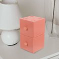 thumbnail image 4 of Miangastore Dustproof Ps Drawer Storage Box Orange 2Set For Home Organization, 4 of 9