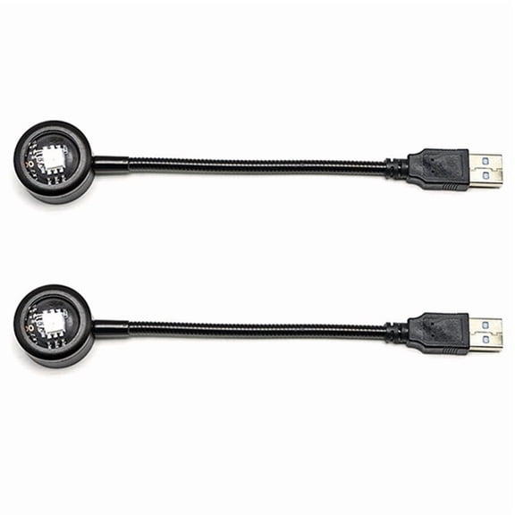 2X LED USB Sunset Lamp Night Light Projector Birthday Party Decoration Portable Mood Light for Bedroom Living ,Rainbow