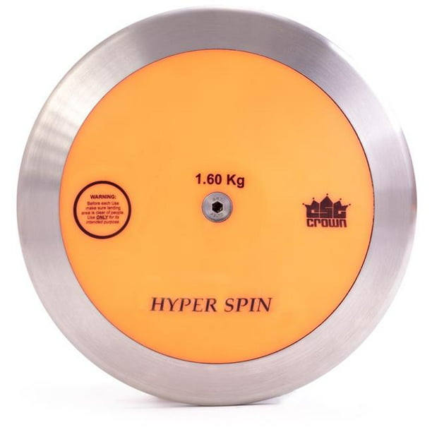 1.6kg Hyper Spin Discus, 91 Rim Weight Official Track & Field