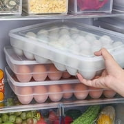 Egg Storage,Egg Container For Refrigerator Fridge Organization and Storage Containers Transparent Box 34 Grid,1 pc